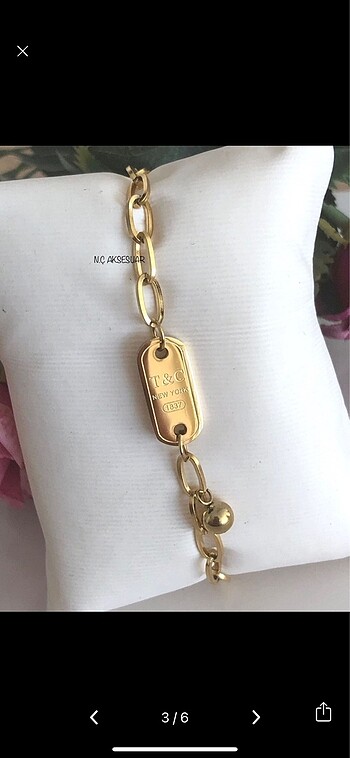 Beden Tiffany Çelik Takı