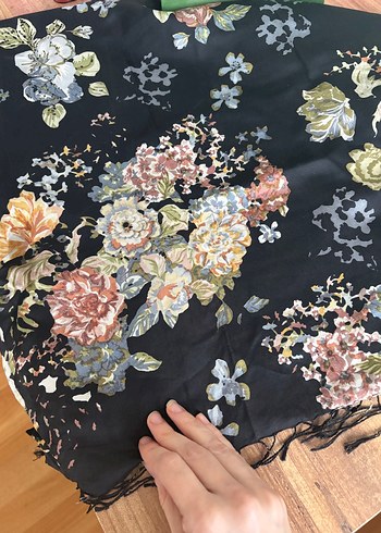 Çiçek Desenli Bohem Masa Örtüsü - Görsel 5