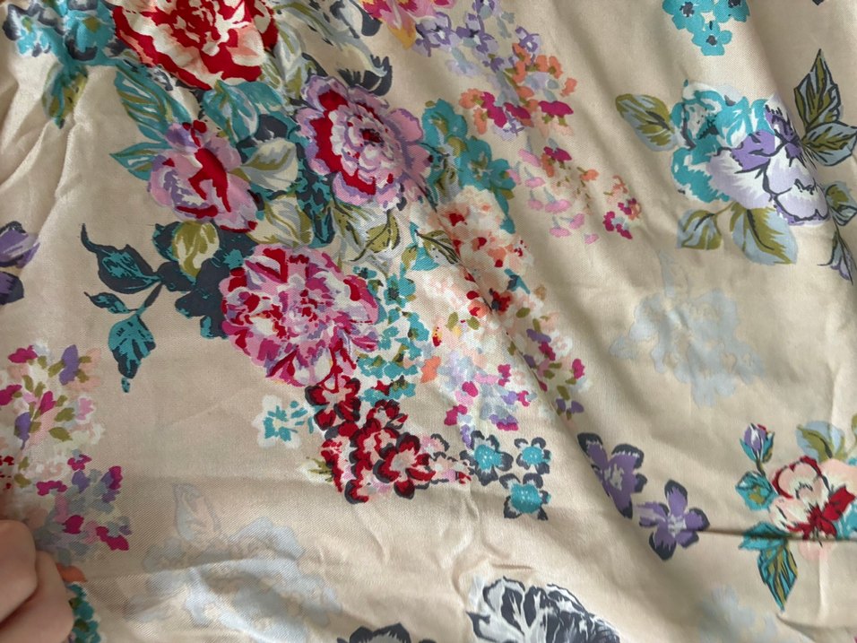 Çiçek Desenli İpekevi  Bohem Kadın Şal - Görsel 2