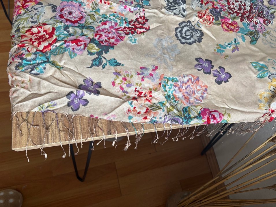 Çiçek Desenli İpekevi  Bohem Kadın Şal - Görsel 4