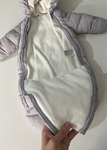 Gri Bebek Tulumu, içi polar - Görsel 2