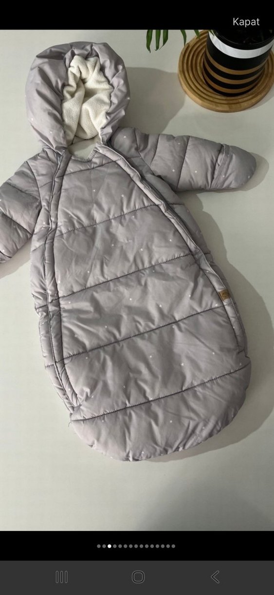 Gri Bebek Tulumu, içi polar - Görsel 5