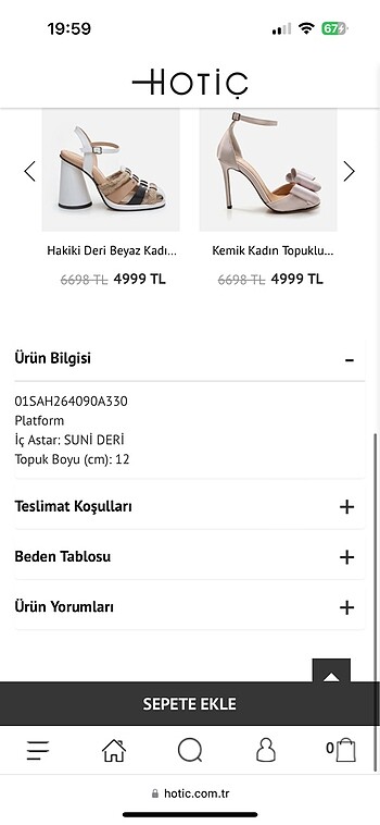 Hotiç Hotiç Topuklu Ayakkabı