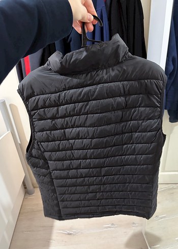 Lumberjack Siyah Kapitone Yelek, Fermuarlı, Yüksek Yakalı - Görsel 2