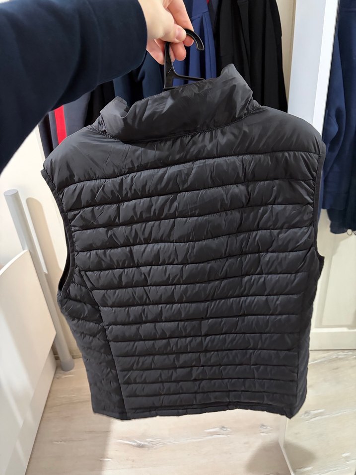 Lumberjack Siyah Kapitone Yelek, Fermuarlı, Yüksek Yakalı - Görsel 2