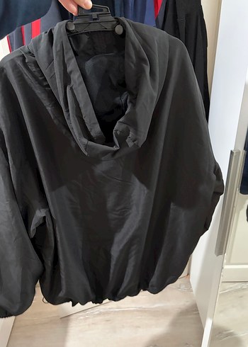 Defacto fit ince kumaş yağmurluk - Görsel 5