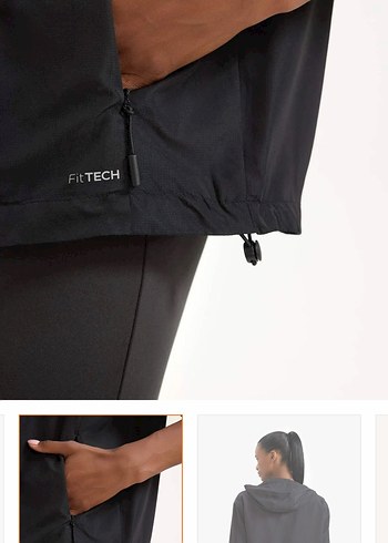 Defacto fit ince kumaş yağmurluk - Görsel 3