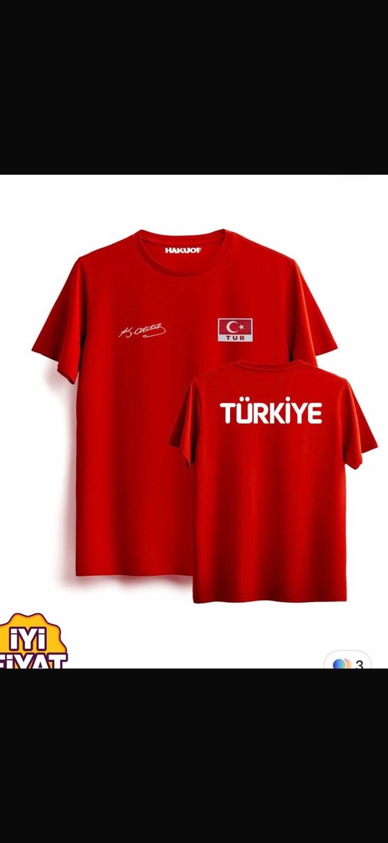 HAKUOF Türkiye tişörtü - Görsel 4