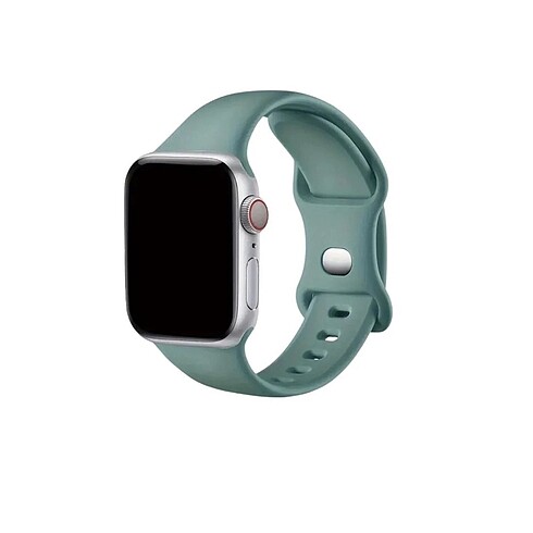 Yeşil Apple Watch silikon Kayış