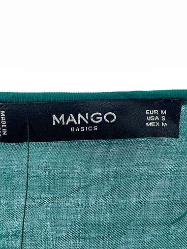 m Beden yeşil Renk Mango Gömlek %70 İndirimli.