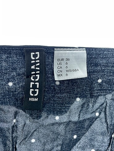 36 Beden lacivert Renk H&M Kısa Elbise %70 İndirimli.