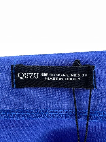 40 Beden mavi Renk Quzu Mini Etek %70 İndirimli.