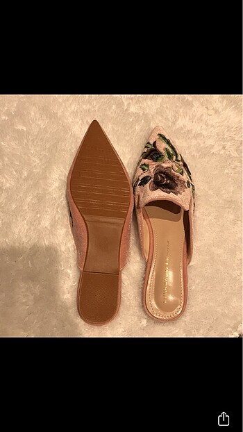 39 Beden Piont Toe Slip