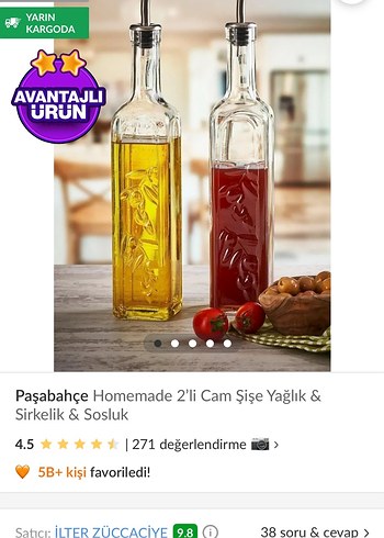 Paşabahçe Paşabahçe Yağdanlık
