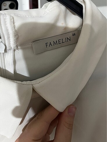 44 Beden beyaz Renk FAMELİN TUNİK