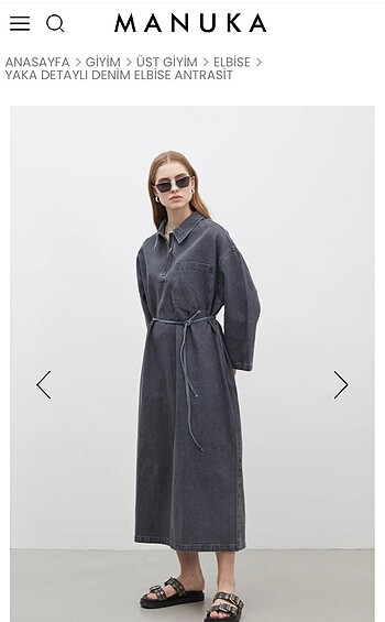 Diğer Manuka denim elbise
