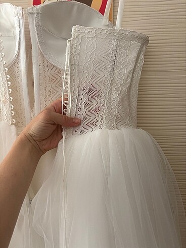 bekarlığa veda için beyaz tütü elbise - Görsel 8