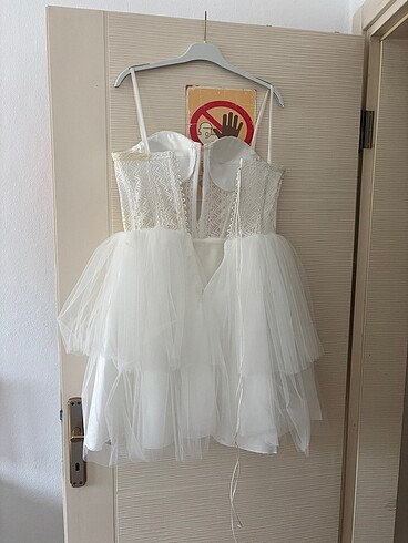 bekarlığa veda için beyaz tütü elbise - Görsel 10