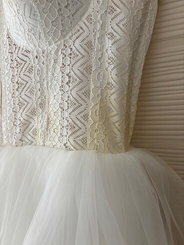 bekarlığa veda için beyaz tütü elbise - Görsel 14