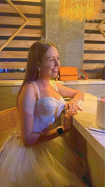 bekarlığa veda için beyaz tütü elbise - Görsel 2