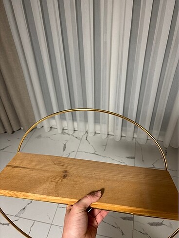  Beden havluluk çiçek rafı çok amaçlı ahşap raf