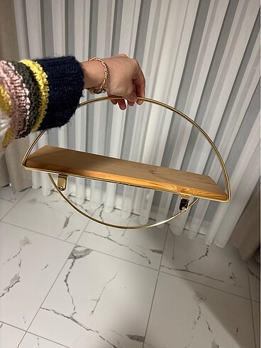  Beden Renk havluluk çiçek rafı çok amaçlı ahşap raf