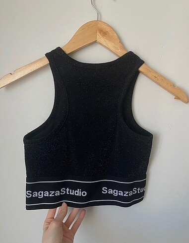 Sagaza Madrid Trendyol x Sagaza parlak crop