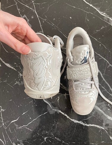 43 Beden gri Renk Nike Jordan Zion 3 Se Basketbol Ayakkabisi