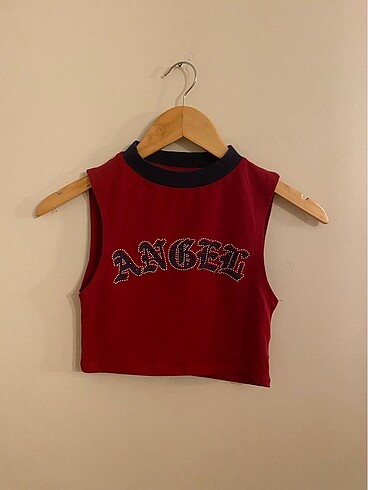 Jaded London Tas Detayli Angel Crop Bluz