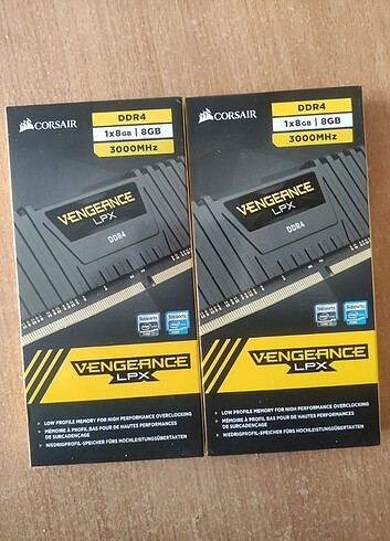 Corsair Vengeance LPX 16 GB (2x8) DDR4 3000Mhz RAM Bellek