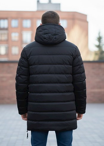 Erkek Uzun mont - Görsel 2