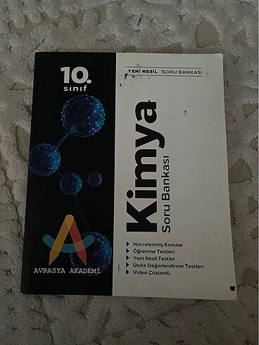10. Sınıf kimya Avrasya akademi soru bankası