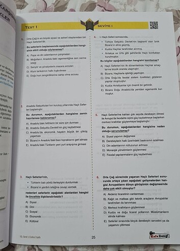 Kafadengi Tarih 10.sınıf Soru Bankası