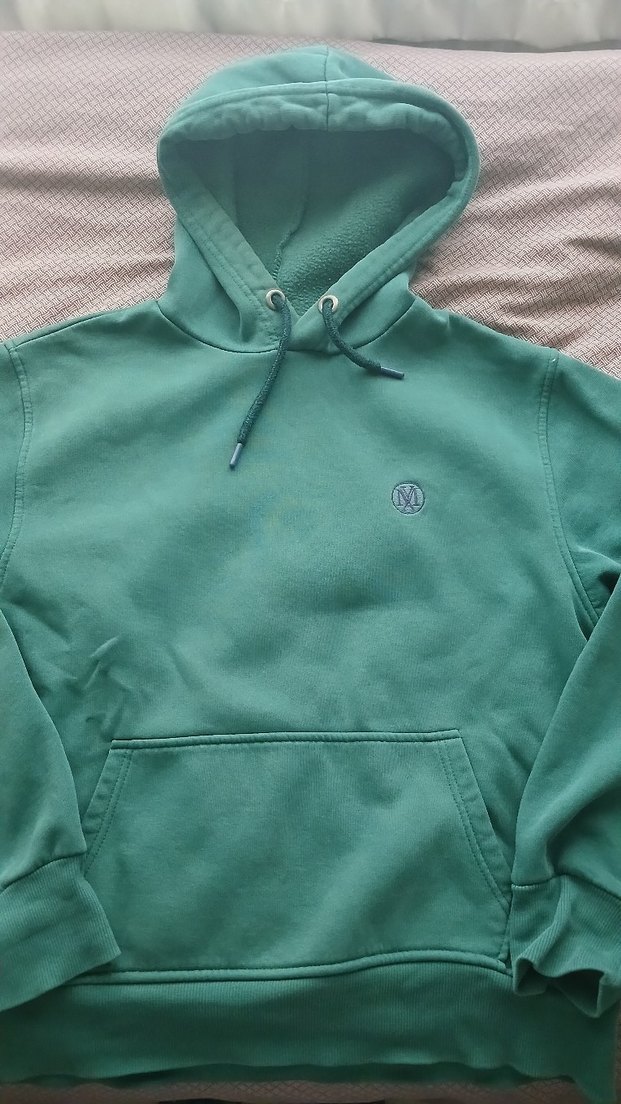 Yeşil Kapüşonlu Sweatshirt - Görsel 2