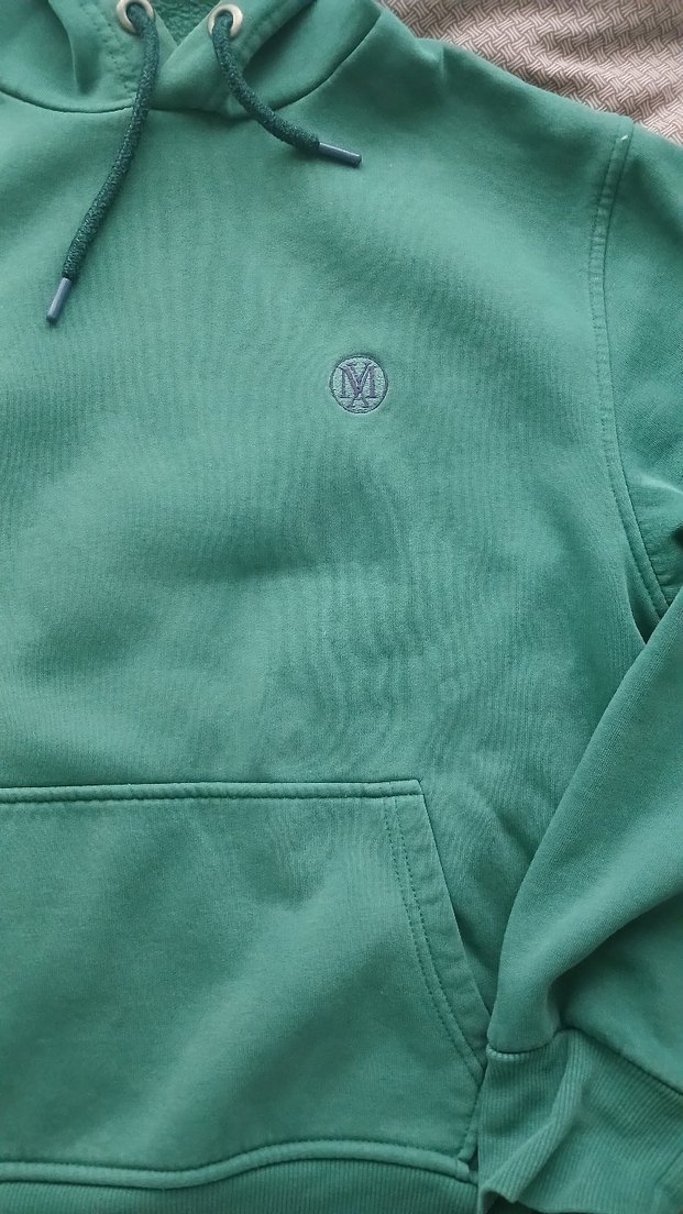 Yeşil Kapüşonlu Sweatshirt - Görsel 3