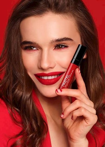 Pastel Daylong Kırmızı Likit Saten Ruj - Görsel 2