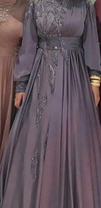 abiye elbise& şal
