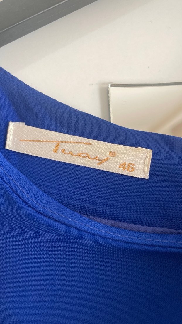 Saks mavisi kadın abiye - Görsel 4