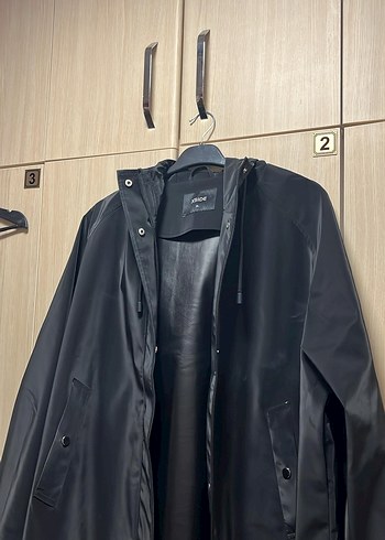 Siyah kadın yağmurluk - Görsel 2