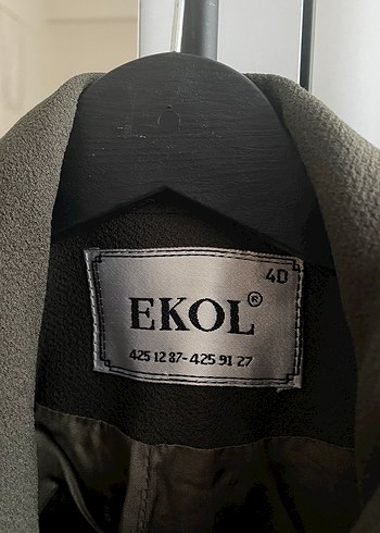 Koyu yeşil  Kadın Blazer Ceket - Görsel 3