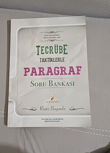Tecrübe Taktiklerle Paragraf Soru Bankası (Rüştü Bayındır)
