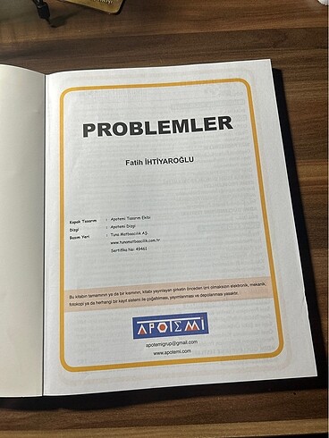  apotemi problemler fasikülü