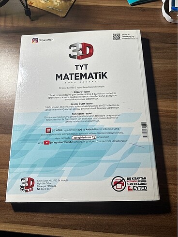  Beden 3d tyt matematik soru bankası
