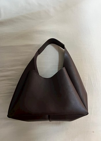 Kahverengi Deri Minimalist Kadın Çanta