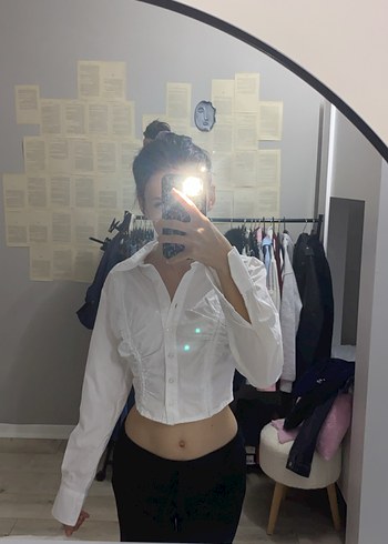 Beyaz Gömlek, Uzun Kollu, Gotik - Görsel 2