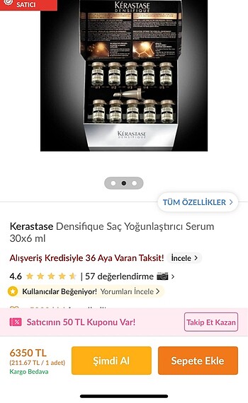 Beden Loreal parıs kerastase saç serumu