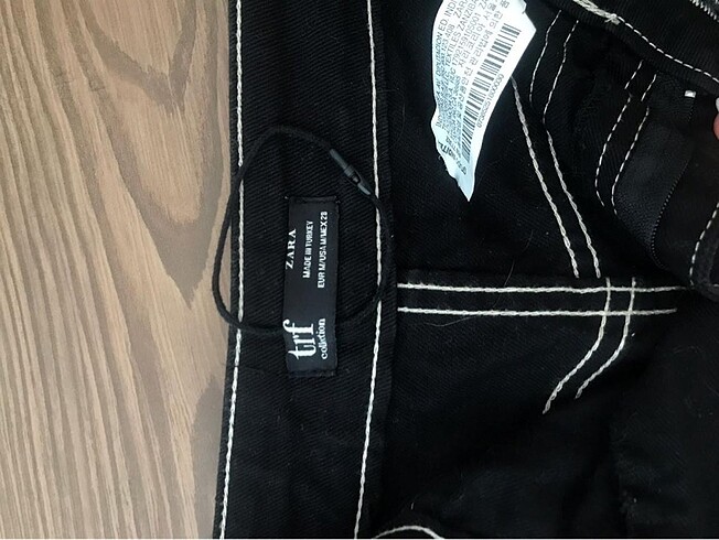 Zara ZARA SİYAH KOT ETEK