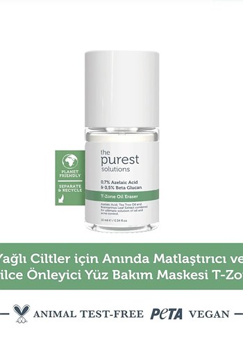 The Purest Solutions T-zone oil eraser - Görsel 2