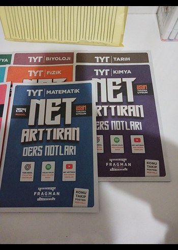 2024 TYT Net Arttıran Ders Notları Seti