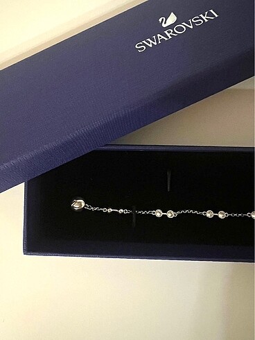 Beden beyaz Renk swarovski bileklik